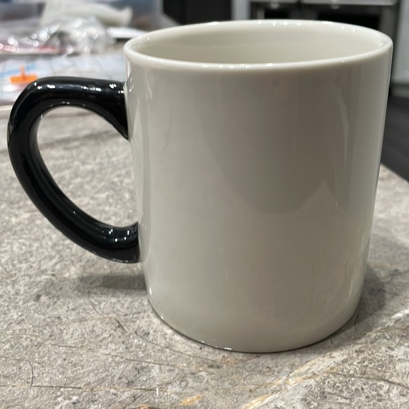 “Hello Gorgeous” ostrich bird lady whimsical coffee mug - Picture 3 of 5